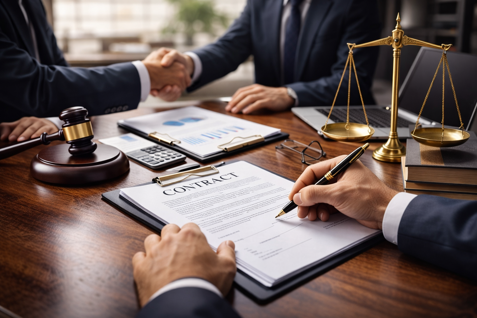 Droit des affaires — signature de contrat